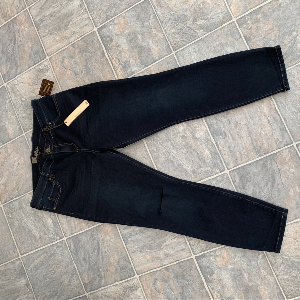 Kut from the Kloth ripped knee dark wash jeans NWT - Picture 5 of 5